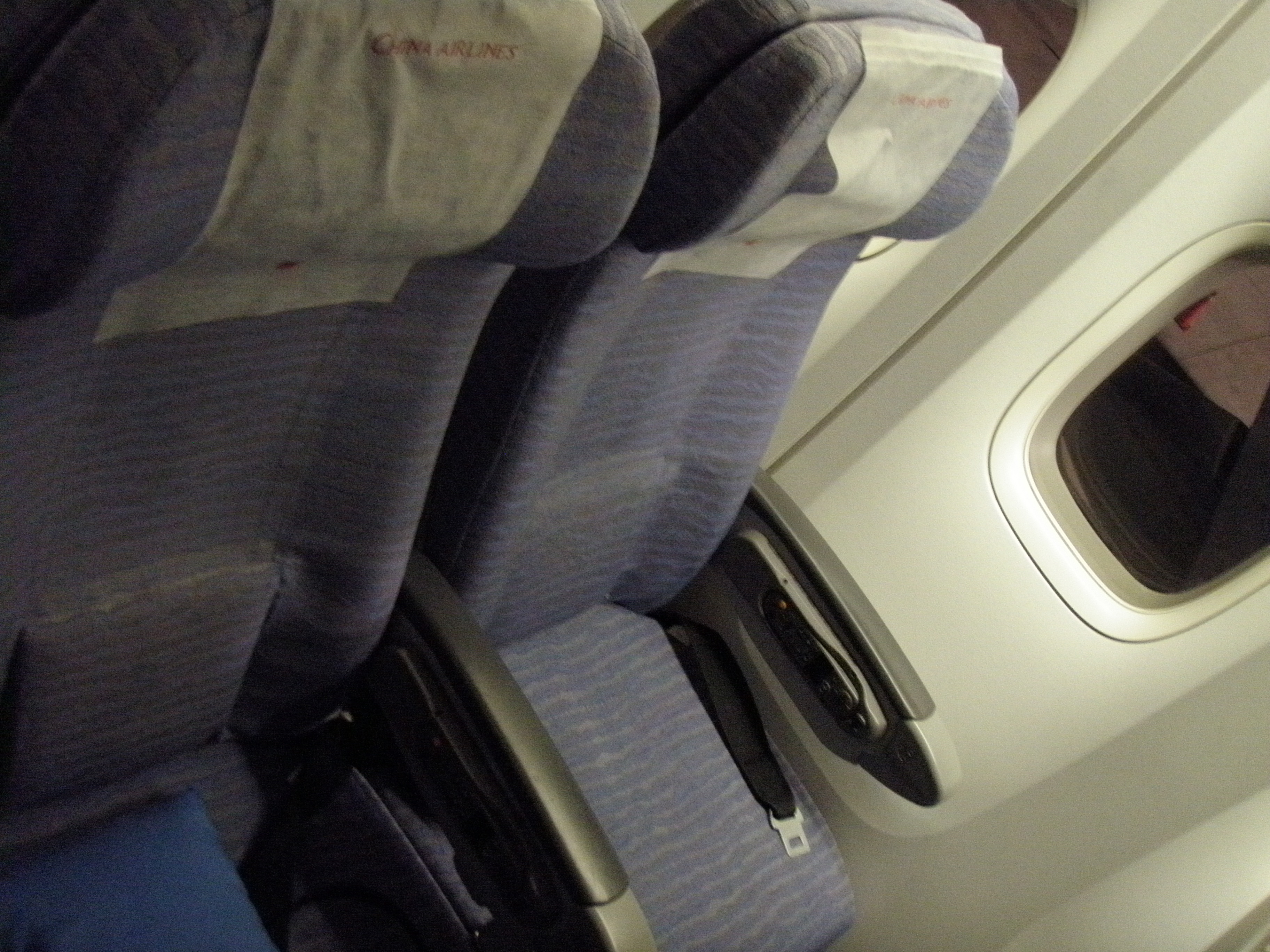 Plane seat I spent 13 hours in